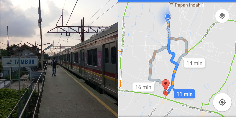 a_Stasiun Tambun dan menit